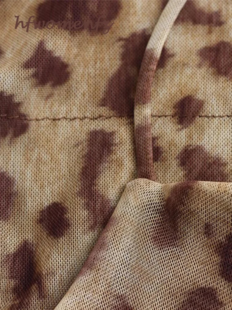 Robe longue imprimé léopard